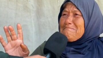 الخيمة صارت مثل الفرن … هذا حال لسان امرأة مسنّة في إحدى مخيمات #إدلب