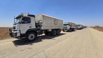 بين الحقيقة والتضليل… قوافل الدولة تواصل دعمها للـ #سويداء رغم حملات التشويه