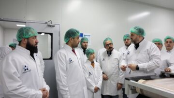 برعاية وزارة الصحة افتتاح خط الملح في معمل الأدوية مياميد بريف دمشق