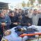 تشييع جثمان مراسل قناة الجزيرة مباشر بعد اغتياله أمس من قبل طيران الاحتلال في مدينة #غزة